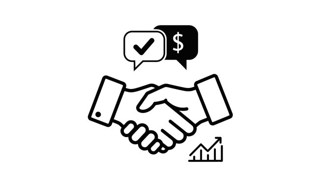 Handshake Business Deal Agreement Success.