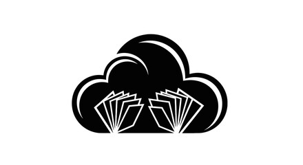 Money cloud cash dollars raining down. © daeng