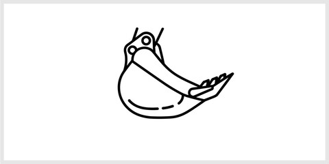 Excavator Bucket Icon © nizar