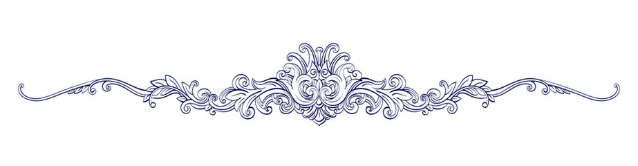 Fototapeta premium Vintage frame with ornate graphic ornament and decorative border for classic card. Heraldic style pattern motif in antique etching style. Vector hand drawn victorian frieze on transparent backdrop