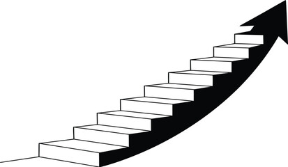 Fototapeta premium stairs to success