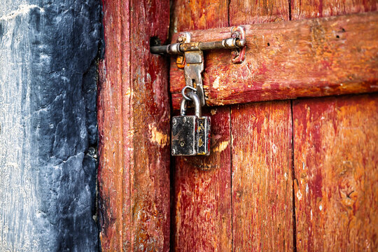 old door lock