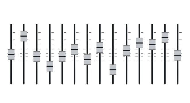 Audio Mixer Faders