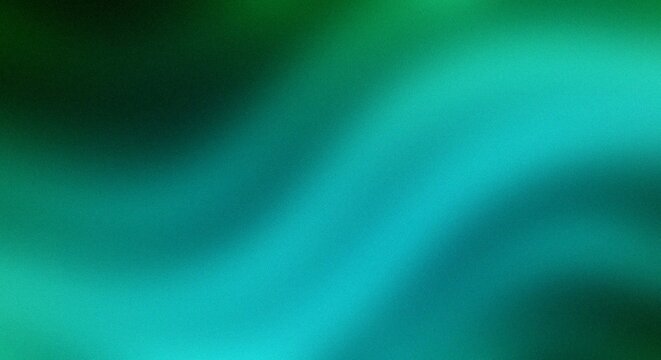 Smooth gradient blue green abstract background Grainy Noise Texture Design for Retro Poster Header and Web Backdrop
