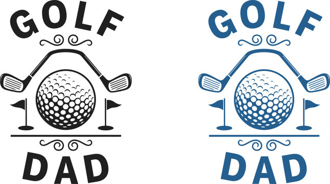 Fathers day dad papa golf lover gift celebrate your hero with a stylish golf design