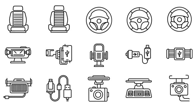 Various electronic devices and gadgets for connectivity and technology