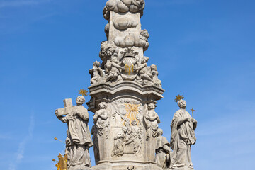 Fototapeta premium Baroque Plague Column of Virgin Mary Immaculate (Morovy sloup), Kutna Hora, Czech Republic