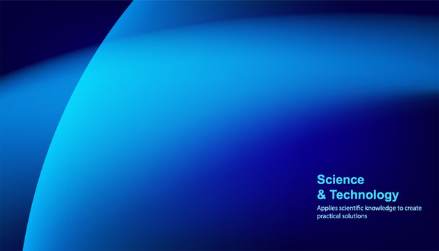 Abstract glowing blue energy lines with smooth wave motion