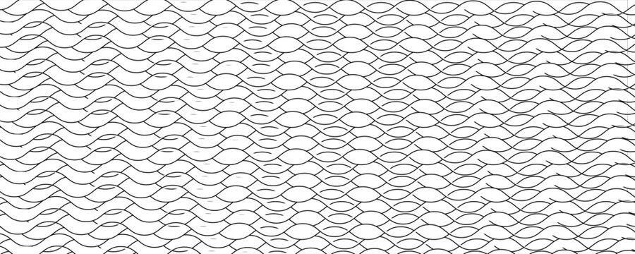 Curved net pattern. Seamless design for sportswear or equipment like soccer goals, volleyball nets, basketball hoops, hockey nets, and athletic gear. Vector net dynamic.Vector ilustartion