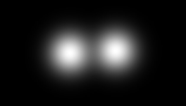 View through binoculars with the effect | Binocular View Overlay Effect on Transparent Background, Scope Vision Mask, Surveillance POV Screen with Blur Edges PNG