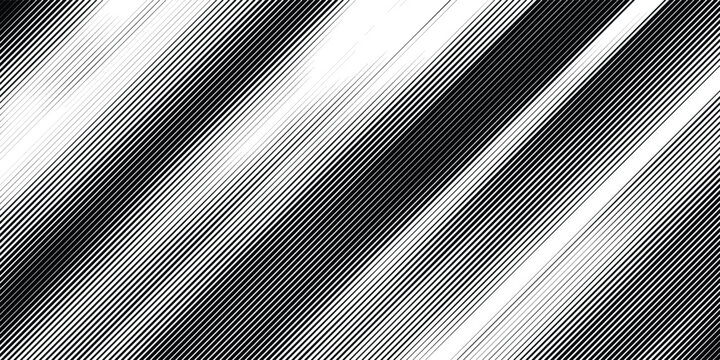 Abstract optical illusion background with repeating black and white diagonal halftone patterns for visual depth.