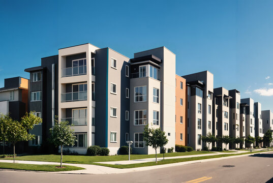 Rental apartments or condominiums in the suburbs