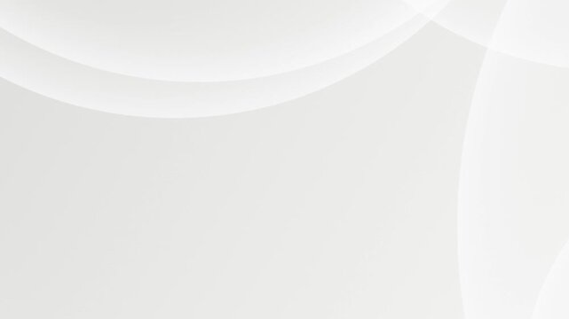 White and Light Gray Abstract Geometric Circles Corporate Background Seamless Loop Animation