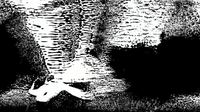 White grunge noise texture on transparent background
