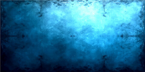 Vector Abstract cyan and azure gradient background design with detailed texture, creating the impression of ice. © Zìyóu