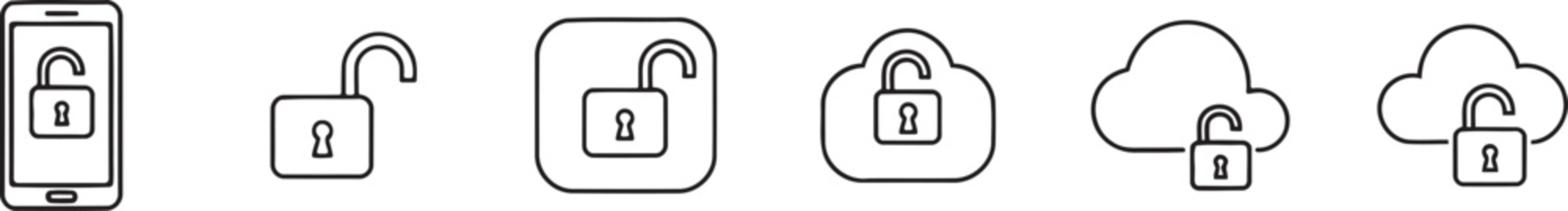 Lockbox Line Drawing Lock Line Drawing Images – Browse 306,422 Stock Photos, Vectors, and ...