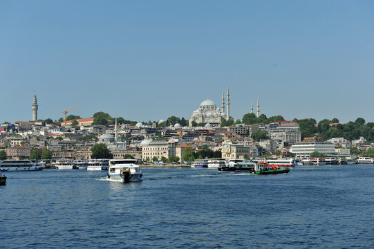 S&uuml;leymaniye-Moschee in Istanbul, T&uuml;rkei
