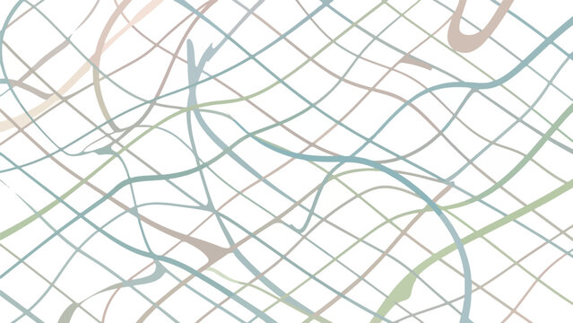 Intersecting Lines and Curves on Grid.