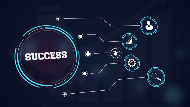Strategic path to corporate success featuring professional networking and growth elements, ideal for company milestone celebrations and financial performance reviews