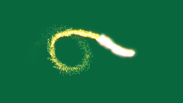 Glowing 2D star sparkle animation with doodle cartoon twinkling stars, glitter burst effect and shining sparkle motion on transparent green screen, 4K high-quality anime style VFX overlay