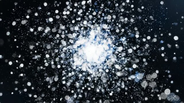 Abstract light patterns on dark background ideal for sleek commercial backgrounds and title sequences