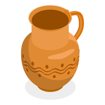 3D Isometric Flat Vector Illustration of Greece, Banner Design Featuring Cultural Elements For Travel Inspiration. Item 5