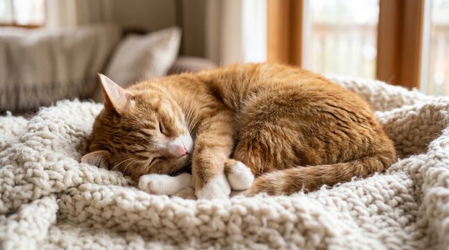 sleeping cat