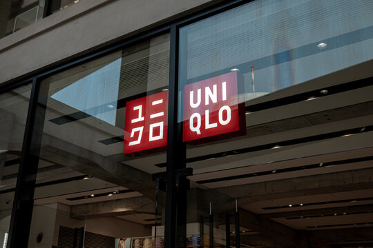 Tokyo, Japan - March 15, 2026: Uniqlo store signage on retail building in Tokyo, Japan.
