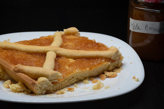 Tart with Annurca apple jam