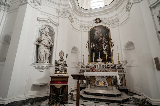 Teano, Italy. The Cathedral of San Clemente. 0326V.2