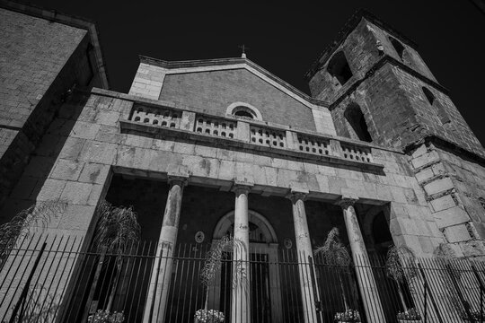Teano, Italy. The Cathedral of San Clemente. 0426V bn