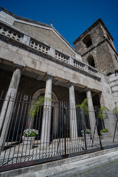 Teano, Italy. The Cathedral of San Clemente. 0426V