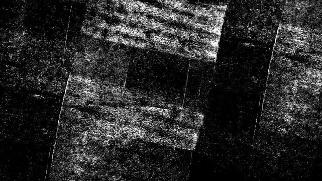 White grunge glitch blocks texture on transparent background