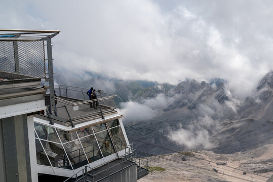 Zugspitze Summit Observation Deck View
