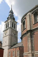 Fototapeta premium St Aubin's Cathedral in Namur, Belgium, 