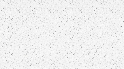 Obraz premium White terrazzo stone texture background with small black and gray speckles, seamless pattern
