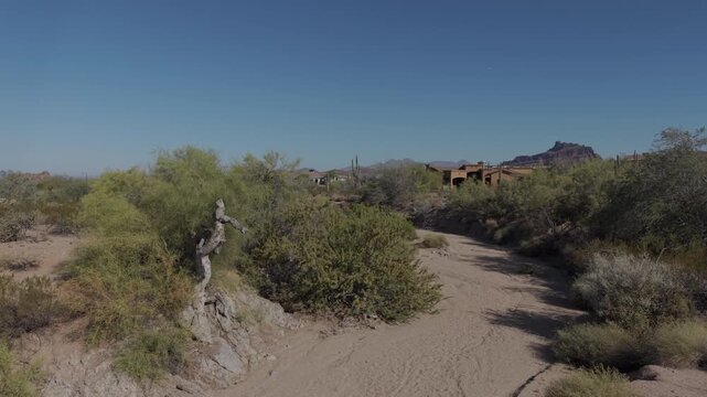 A high resolution aerial clip of a master plan community located in East Mesa Arizona.