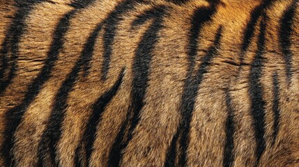 Obraz premium bengal tiger skin texture, camping safari zoo background, vacation holiday adventure banner 3D paint