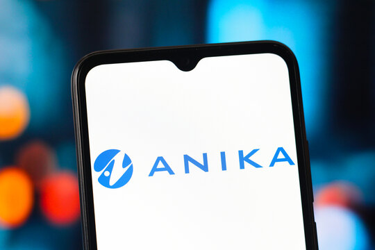 In this photo illustration, the Anika Therapeutics logo is seen displayed on a smartphone screen.