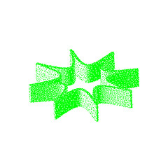 Obraz premium Modern abstract shapes set with noise effect, circles and geometric patterns. Set de formas abstractas modernas con efecto ruido, círculos y patrones geométricos