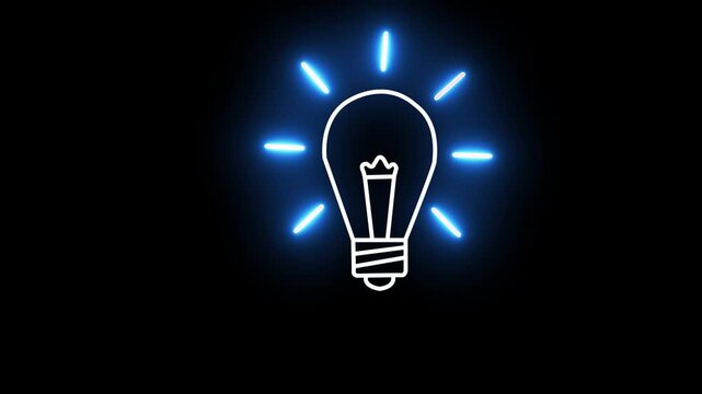 drawn light bulb icon