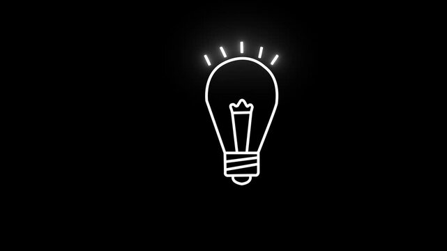  Vibrant bright glowing electric bulb symbol for successful innovation