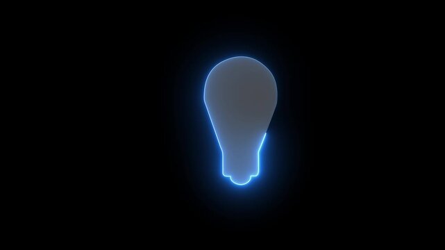 drawn light bSimple hand drawn line art bulb icon for inspiration and solutionulb icon