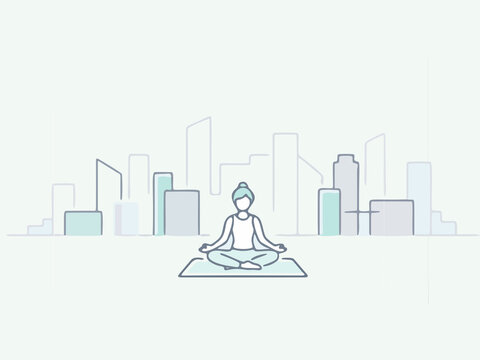 Digital detox yoga for International Yoga Day promoting screen time reduction and tech life balance