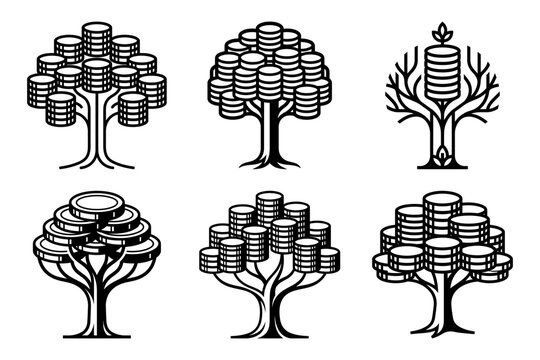 Liability coverage umbrella symbol set