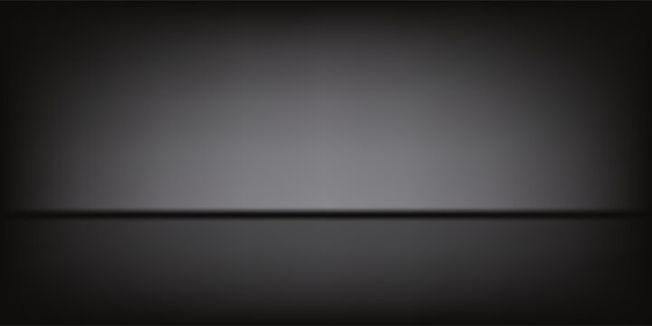 Abstract gradient podium background. Empty gray 3D studio background. Clean scene for product presentation mockup template. eps 10