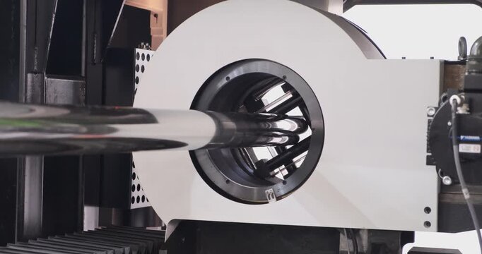 Modern programmable metalworking CNC multifunctional milling drilling grinding tool automatic machine, industrial concept background