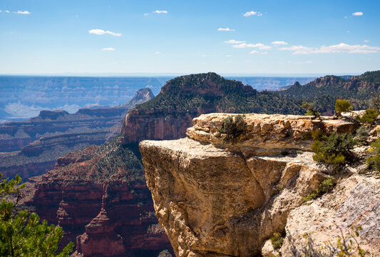 View from the North Rim of the Grand Canyon, Arizona