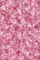 Fototapeta premium Pink Diamond Texture Seamless Pattern. Close-up pink diamond gemstone surface detail. Luxury crystal pattern design. Realistic diamond texture background. Detailed sparkling macro close-up.