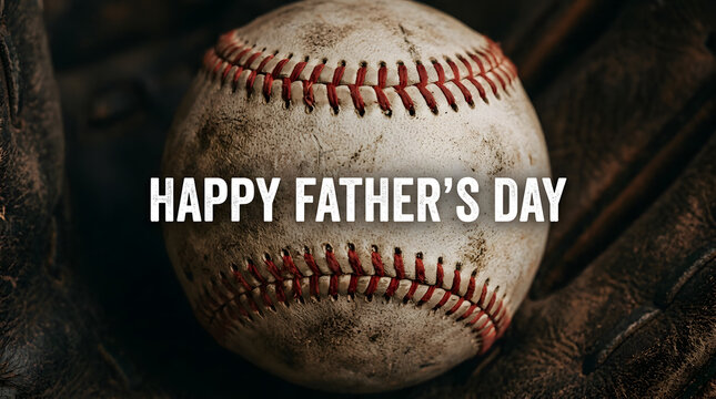 Happy father's day baseball a celebration of dads and america's pastime